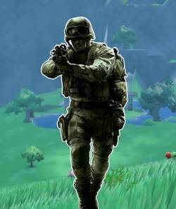 Call of Duty soldier on the world from Pokemon