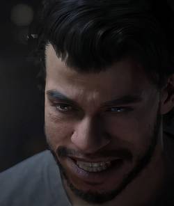 A cutscene from the launch trailer for MindsEye.